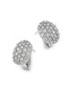 Bloomingdale's Fine Collection Bloomingdale's Fine Collection Diamond Pave Cluster Statement Earrings in 14K White Gold, 3.0 tcw - 1