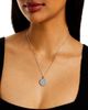 Bloomingdale's Fine Collection Bloomingdale's Fine Collection Diamond Pave Disc Pendant Necklace in 14K White Gold, 1.00 tcw - 2