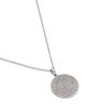 Bloomingdale's Fine Collection Bloomingdale's Fine Collection Diamond Pave Disc Pendant Necklace in 14K White Gold, 1.00 tcw - 3