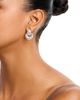 Bloomingdale's Fine Collection Bloomingdale's Fine Collection Diamond Pave Doorknocker Drop Earrings in 14K White Gold, 2.0 tcw - 2