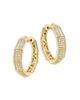 Bloomingdale's Fine Collection Bloomingdale's Fine Collection Diamond Pave Geometric Hoop Earrings in 14K Yellow Gold, 0.85 tcw - 1