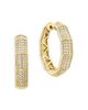 Bloomingdale's Fine Collection Bloomingdale's Fine Collection Diamond Pave Geometric Hoop Earrings in 14K Yellow Gold, 0.85 tcw - 2