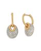 Bloomingdale's Fine Collection Bloomingdale's Fine Collection Diamond Pave Hoop Earrings in 14K Yellow Gold, 1.0 tcw - 3