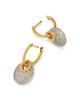 Bloomingdale's Fine Collection Bloomingdale's Fine Collection Diamond Pave Hoop Earrings in 14K Yellow Gold, 1.0 tcw - 4