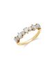 Bloomingdale's Fine Collection Bloomingdale's Fine Collection Diamond Pear & Round Band in 18K Gold, 1.02 tcw - 1