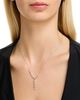 Bloomingdale's Fine Collection Bloomingdale's Fine Collection Diamond Pear Cut Lariat Necklace in 18K White Gold, 1.05 tcw - 2