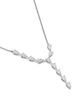 Bloomingdale's Fine Collection Bloomingdale's Fine Collection Diamond Pear Cut Lariat Necklace in 18K White Gold, 1.05 tcw - 3