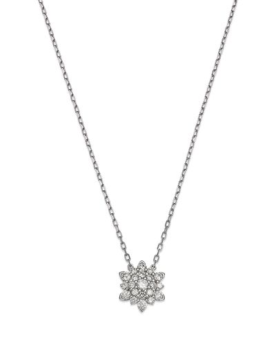 Bloomingdale's Fine Collection Bloomingdale's Fine Collection Diamond Pendant Necklace in 14K White Gold, 0.50 tcw