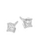Bloomingdale's Fine Collection Bloomingdale's Fine Collection Diamond Princess Cut Stud Earrings in Platinum, 1.0 tcw - 3