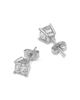 Bloomingdale's Fine Collection Bloomingdale's Fine Collection Diamond Princess Cut Stud Earrings in Platinum, 1.0 tcw - 4