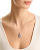 Bloomingdale's Fine Collection Bloomingdale's Fine Collection Diamond Round & Baguette Art Deco Pendant Necklace in 14K White Gold, 1.17 tcw - 2
