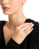 Bloomingdale's Fine Collection Bloomingdale's Fine Collection Diamond Round & Baguette Art Deco Ring 14K White Gold, 1.2 tcw - 2