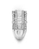 Bloomingdale's Fine Collection Bloomingdale's Fine Collection Diamond Round & Baguette Band Ring in 14K White Gold, 1.50 tcw - 4