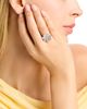 Bloomingdale's Fine Collection Bloomingdale's Fine Collection Diamond Round & Baguette Diamond Statement Ring in 14K White Gold, 0.75 tcw - 2