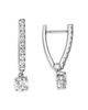 Bloomingdale's Fine Collection Bloomingdale's Fine Collection Diamond Solitaire Drop Earrings in 14K White Gold, 1.0 tcw - 3