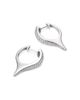 Bloomingdale's Fine Collection Bloomingdale's Fine Collection Diamond Spike Huggie Hoop Earrings in 14K White Gold, 0.37 tcw - 4