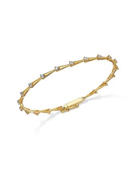 Bloomingdale's Fine Collection Bloomingdale's Fine Collection Diamond Station Bracelet in 14K Yellow Gold, 1.0 tcw