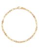 Bloomingdale's Fine Collection Bloomingdale's Fine Collection Diamond Station Paperclip Chain Bracelet in 14K Yellow Gold, 0.25 tcw - 1