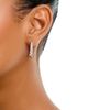 Bloomingdale's Fine Collection Bloomingdale's Fine Collection Diamond Tapered Hoop Earrings in 14K White Gold, 2.0 tcw - 2