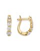 Bloomingdale's Fine Collection Bloomingdale's Fine Collection Diamond Tapered Huggie Hoop Earrings in 14K Yellow Gold, 0.5 tcw - 3