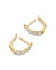 Bloomingdale's Fine Collection Bloomingdale's Fine Collection Diamond Tapered Huggie Hoop Earrings in 14K Yellow Gold, 0.5 tcw - 4