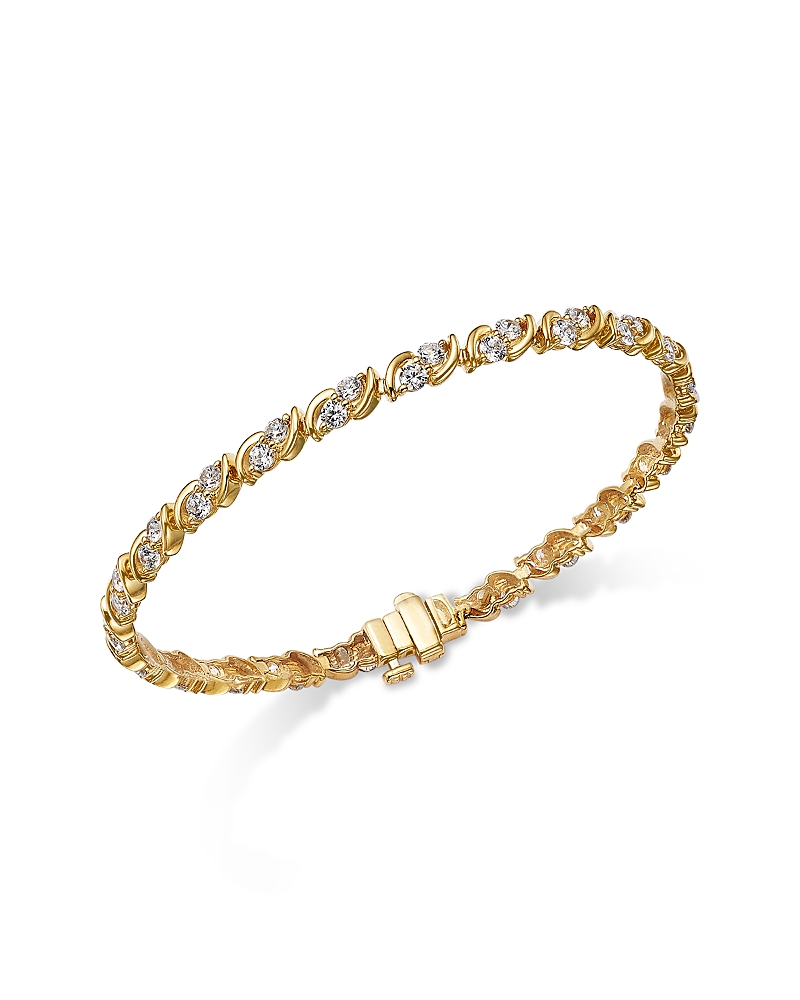 Bloomingdale's Fine Collection Bloomingdale's Fine Collection Diamond Tennis Bracelet in 14K Yellow Gold, 3.0 tcw