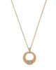 Bloomingdale's Fine Collection Bloomingdale's Fine Collection Diamond Textured Circle Pendant Necklace in 14K Yellow Gold, 0.33 tcw - 1