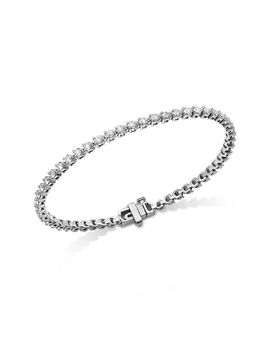 Bloomingdale's Fine Collection Bloomingdale's Fine Collection Diamond Three Prong Tennis Bracelet in 14K White Gold, 3.0 tcw