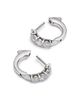 Bloomingdale's Fine Collection Bloomingdale's Fine Collection Diamond Three Stone Huggie Earrings in 14K Gold, 1.0 tcw - 4