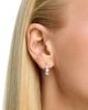 Bloomingdale's Fine Collection Bloomingdale's Fine Collection Diamond Three Stone Huggie Earrings in 14K Gold, 1.5 tcw - 2
