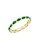 Bloomingdale's Fine Collection Bloomingdale's Fine Collection Emerald Eternity Band in 14K Yellow Gold - 1