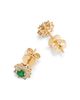 Bloomingdale's Fine Collection Bloomingdale's Fine Collection Gemstone & Diamond Classic Flower Cluster Stud Earrings in 14K Gold - 4