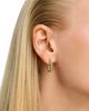 Bloomingdale's Fine Collection Bloomingdale's Fine Collection Gemstone & Diamond Inside-Out Hoop Earrings in 14K Gold - 2