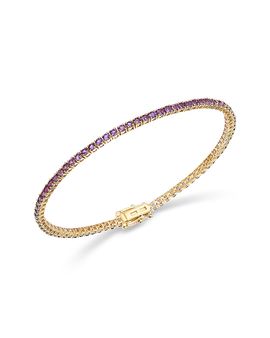 Bloomingdale's Fine Collection Bloomingdale's Fine Collection Gemstone Tennis Bracelet in 14K Yellow Gold