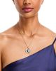 Bloomingdale's Fine Collection Bloomingdale's Fine Collection Lapis Lazuli, Malachite & Diamond Medallion Pendant Necklace in 14K Yellow Gold - 2