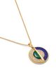 Bloomingdale's Fine Collection Bloomingdale's Fine Collection Lapis Lazuli, Malachite & Diamond Medallion Pendant Necklace in 14K Yellow Gold - 3