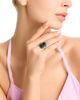 Bloomingdale's Fine Collection Bloomingdale's Fine Collection London Blue Topaz & Diamond Double Halo Ring in 14K Yellow Gold - 2