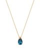 Bloomingdale's Fine Collection Bloomingdale's Fine Collection London Blue Topaz Pendant Necklace in 14K Yellow Gold, 18 - 1