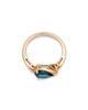 Bloomingdale's Fine Collection Bloomingdale's Fine Collection London Blue Topaz Ring in 14K Yellow Gold - 4