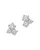 Bloomingdale's Fine Collection Bloomingdale's Fine Collection Luxe Collection Certified Lab Grown Diamond 3 Stone Cluster Stud Earrings in 14K Gold, 0.5 tcw - 1