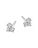 Bloomingdale's Fine Collection Bloomingdale's Fine Collection Luxe Collection Certified Lab Grown Diamond 3 Stone Cluster Stud Earrings in 14K Gold, 0.5 tcw - 3