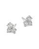Bloomingdale's Fine Collection Bloomingdale's Fine Collection Luxe Collection Certified Lab Grown Diamond 3 Stone Cluster Stud Earrings in 14K Gold, 1.5 tcw - 3