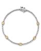 Bloomingdale's Fine Collection Bloomingdale's Fine Collection Luxe Collection Certified Lab Grown Diamond Bezel Tennis Bracelet in 14K White & Yellow Gold, 2.0 tcw - 1