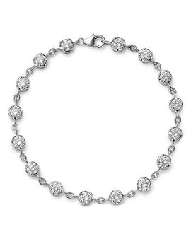 Bloomingdale's Fine Collection Bloomingdale's Fine Collection Luxe Collection Certified Lab Grown Diamond Chain Bracelet in 14K Gold, 4.0 tcw
