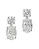 Bloomingdale's Fine Collection Bloomingdale's Fine Collection Luxe Collection Certified Lab Grown Diamond Classic Drop Earrings in 14K White Gold, 8.0 tcw - 1
