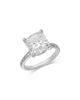 Bloomingdale's Fine Collection Bloomingdale's Fine Collection Luxe Collection Certified Lab Grown Diamond Cushion Cut Engagement Ring in 18K White Gold, 5.5 tcw - 1