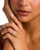 Bloomingdale's Fine Collection Bloomingdale's Fine Collection Luxe Collection Certified Lab Grown Diamond Emerald & Round Cut Band in 18K White Gold, 1.0 tcw - 2