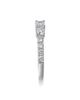 Bloomingdale's Fine Collection Bloomingdale's Fine Collection Luxe Collection Certified Lab Grown Diamond Emerald & Round Cut Band in 18K White Gold, 1.0 tcw - 4