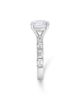Bloomingdale's Fine Collection Bloomingdale's Fine Collection Luxe Collection Certified Lab Grown Diamond Emerald Cut Band Engagement Ring in 18K White Gold, 4.2 tcw - 4
