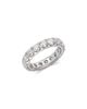 Bloomingdale's Fine Collection Bloomingdale's Fine Collection Luxe Collection Certified Lab Grown Diamond Eternity Band in 14K White Gold, 4.0 tcw - 1